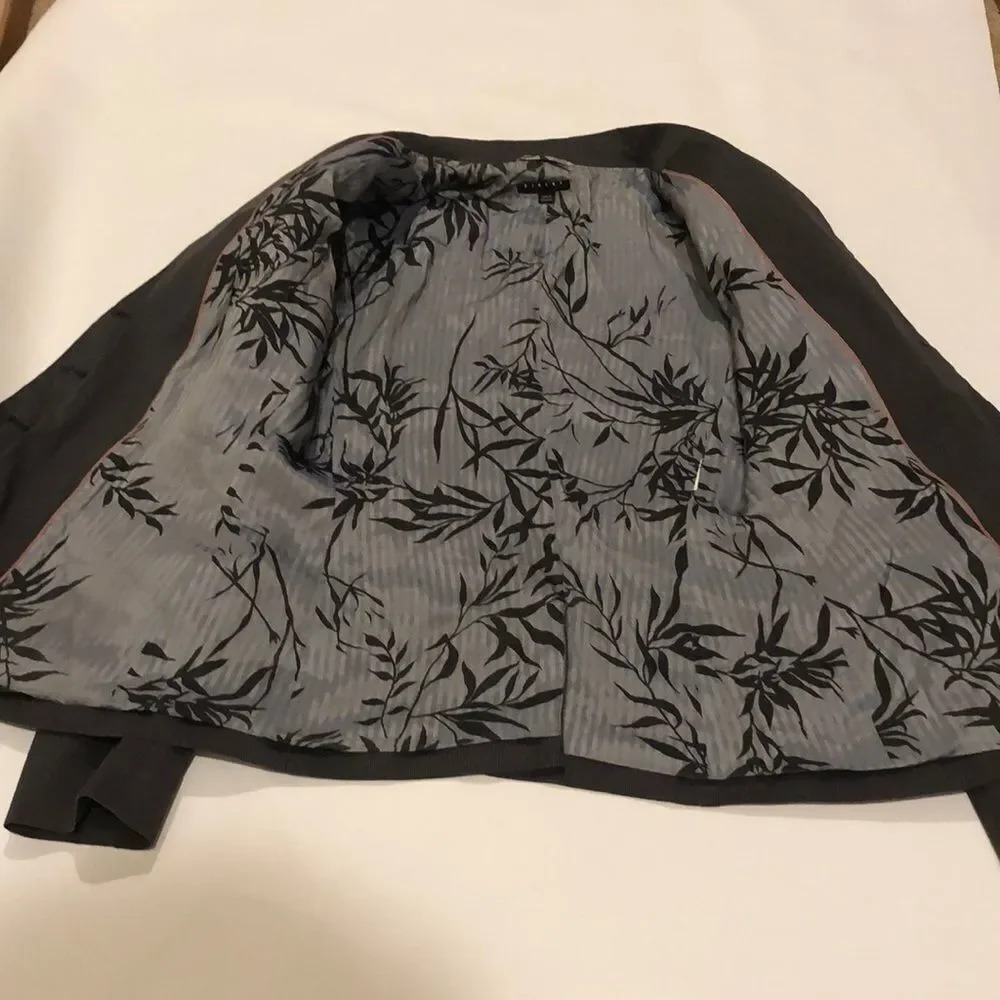 Sisley Grey pinstriped three button jacket - Picture 3 of 5